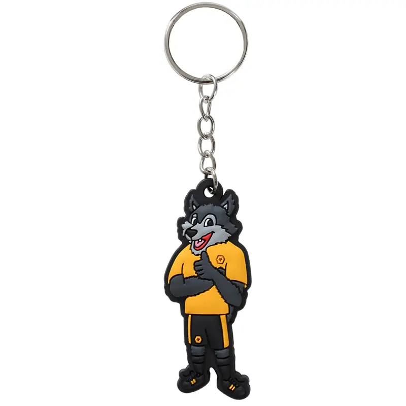 Wolverhampton Wanderers Store | Shop Official PU Wolfie Keyring Wolves Gear